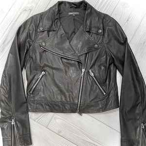 Butter soft Leather Moto Crop Jacket